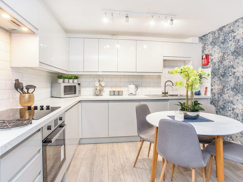 Kitchen area | Minsters Reach Apartment Two - York Boutique Lets, York