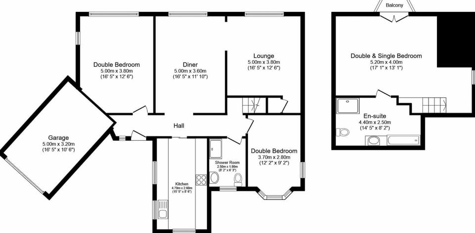 Floor plan | Mole Cottage, Luccombe, near Shanklin