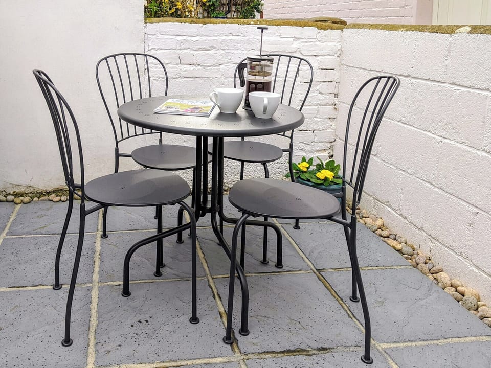 Patio | Admirals Cottage, Yarmouth