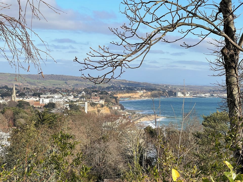 View | Sea View, Luccombe, near Shanklin