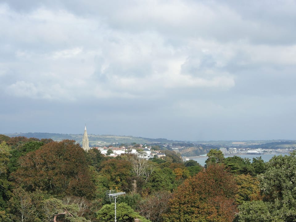 The balcony commands an impressive view over the town | Highlands Apartment 4 - The Highlands, Shanklin