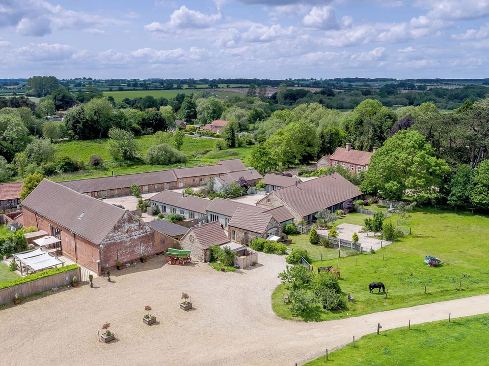 Aerial view of the complex | Manor Mews, Tattersett, near Fakenham
