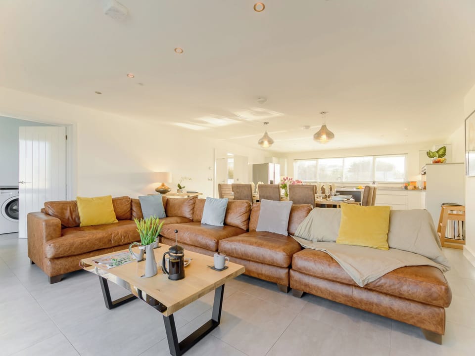 Spacious and comfortable living area | Ty Canol - Gwbert Holiday Cottages, Gwbert, near Cardigan