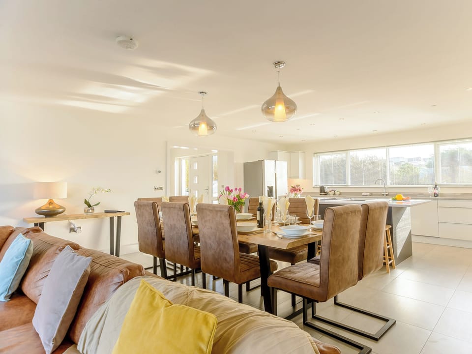 Wonderful dining area | Ty Canol - Gwbert Holiday Cottages, Gwbert, near Cardigan