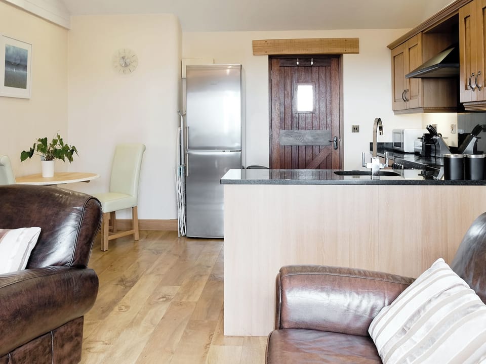 Open plan living/dining room/kitchen | Dewdrop Dairy - Wooldown Holiday Cottages, Marhamchurch, near Bude