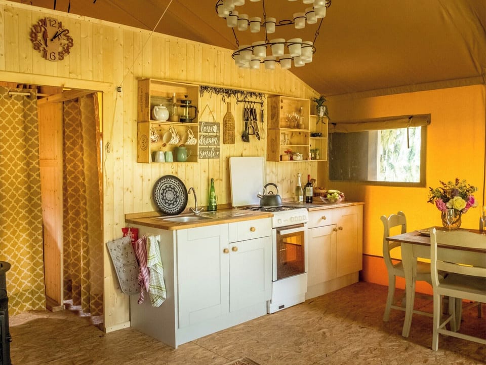 Kitchen | Tent 2 Tanglewood - Manor Farm, Hooke, near Beaminster