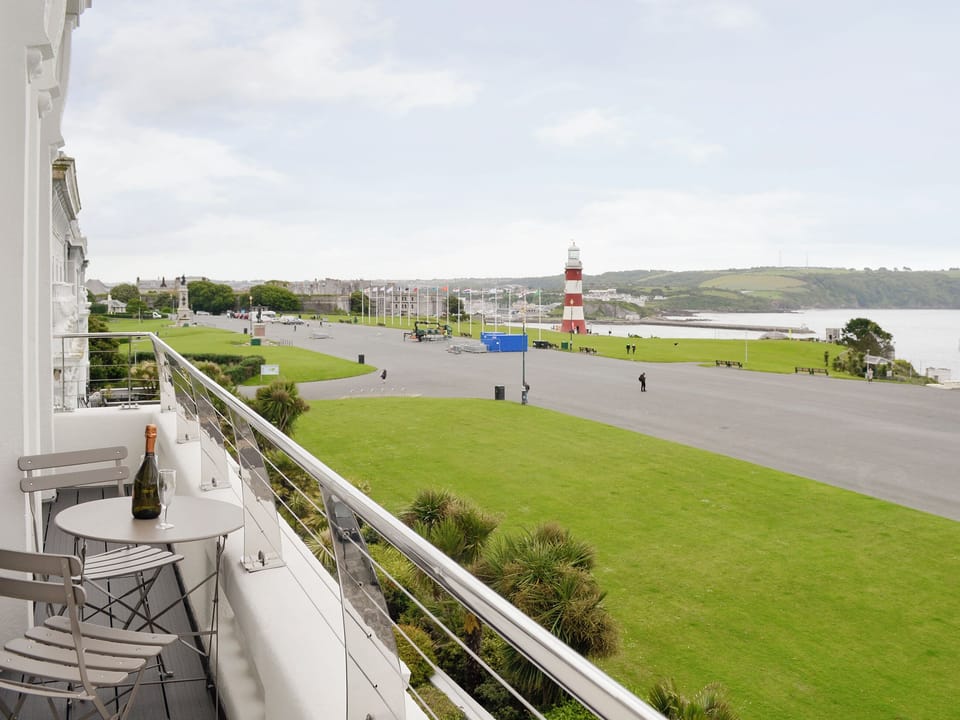 Picturesque view from balcony | Apartment 5 - Elliot Terrace, Plymouth