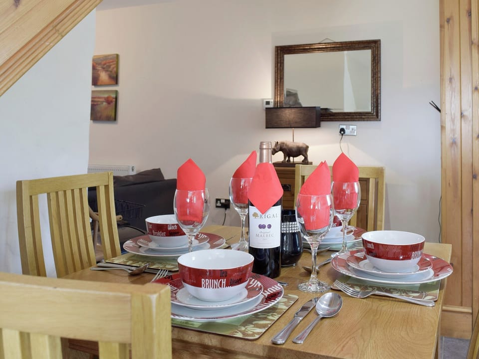 Convenient dining area | Wrth-y-Nant - Tanylan Farm Cottages, Kidwelly