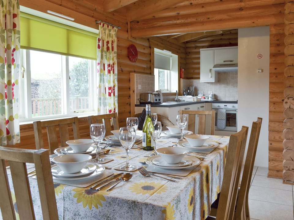 Convenient dining area | Mallard Lodge - Mackinder Farms, Brayton, Selby