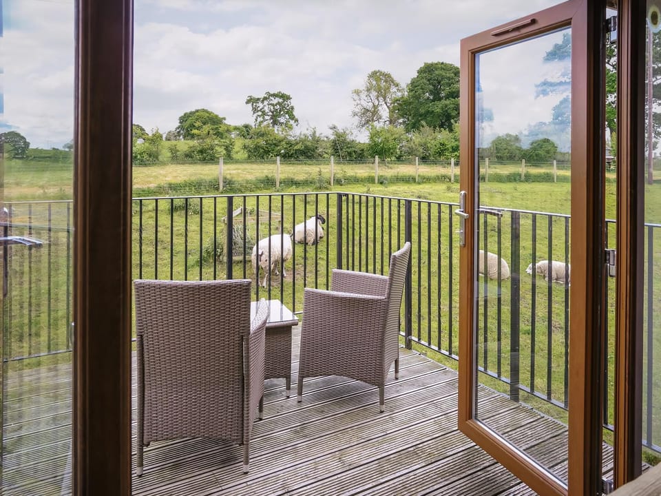 Rural views from lounge | Drover&rsquo;s Barn - Millmoor Farm, Bickley, near Malpas