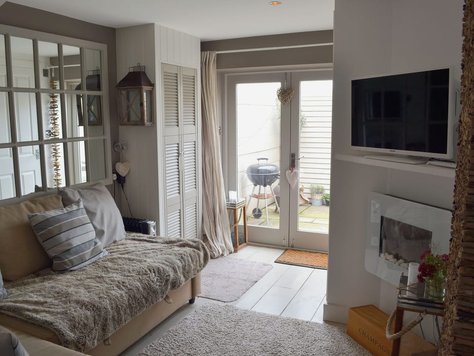 Living room | The Nest - Cheshire Boutique Barns, Wrenbury, near Nantwich