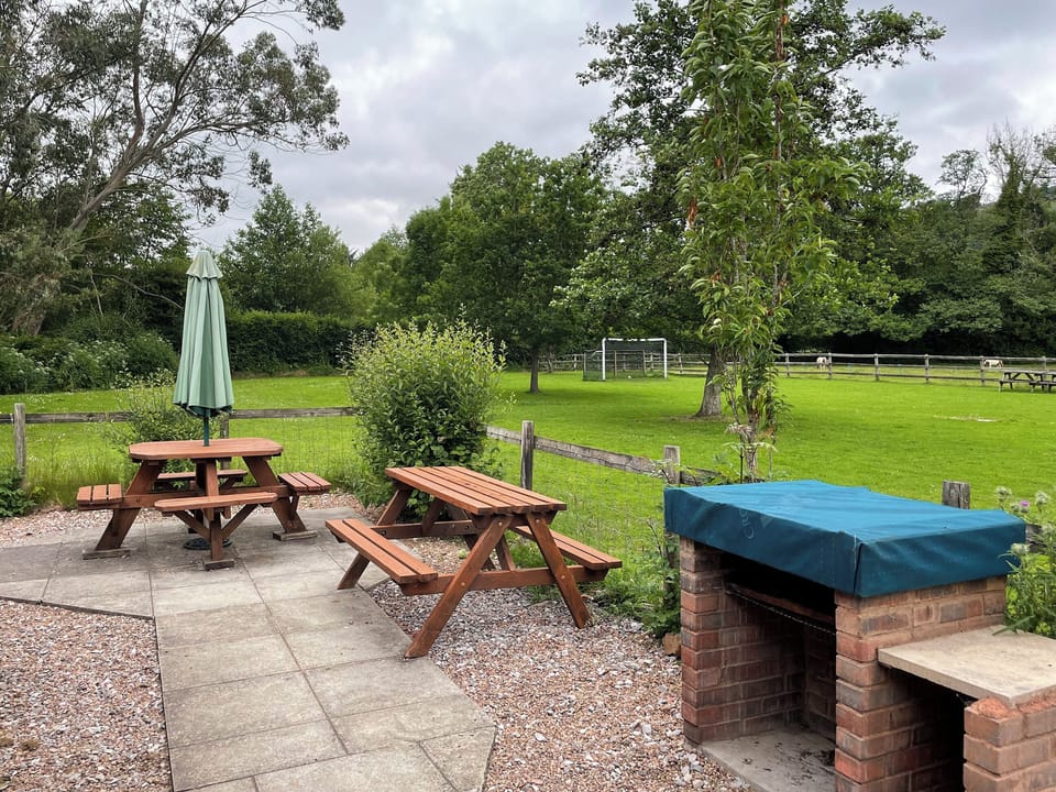 Patio | Stables - Duddings Country Cottages, Timberscombe, near Minehead