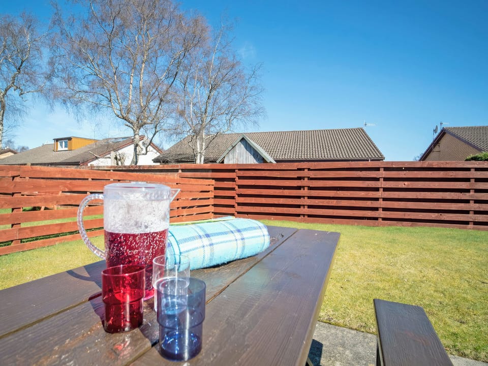 Sitting-out-area | Birchdale Cottage - Silverglades Holiday Homes, Aviemore