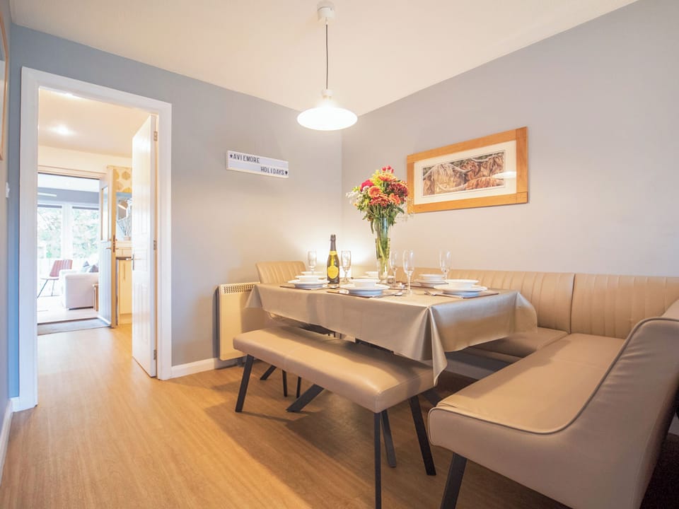 Dining Area | Dalmore - Silverglades Holiday Homes, Aviemore