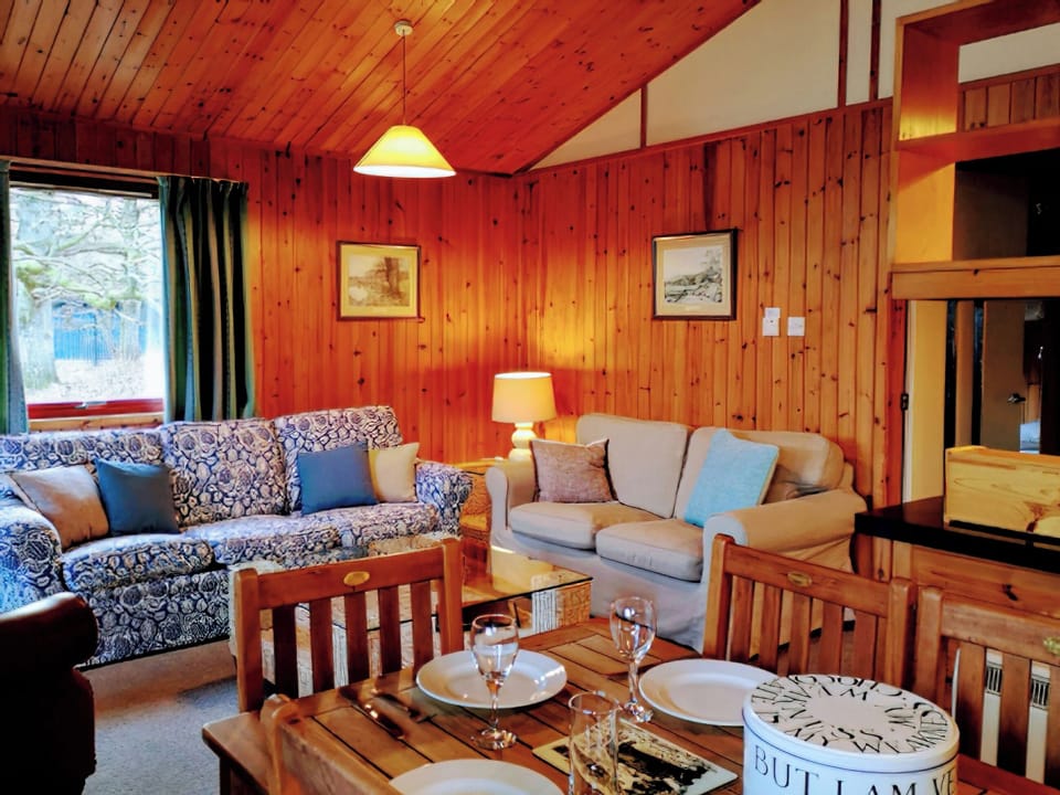 Open plan living space | Cedar Chalet 14 - Loch Monzievaid, Crieff