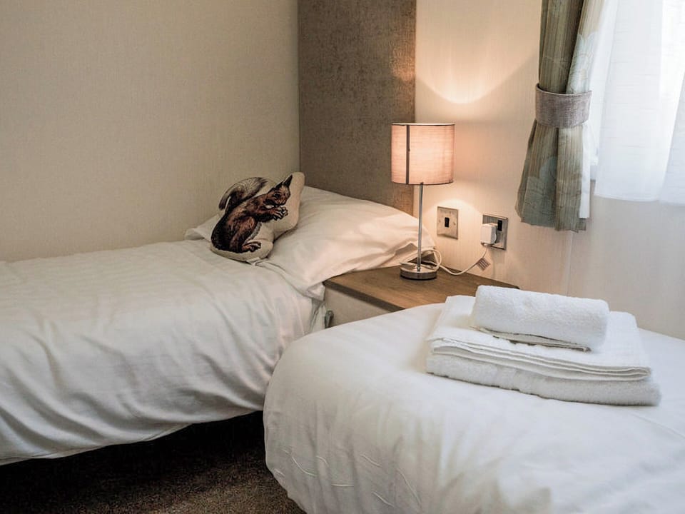 Twin bedroom | Jessie&rsquo;s Corner - Felmoor Park, Felton, near Morpeth
