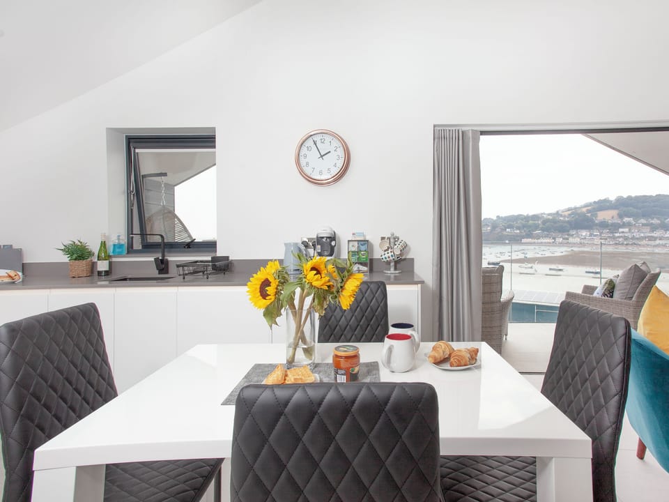 Dining Area | Grand Banks Apartment, Teignmouth