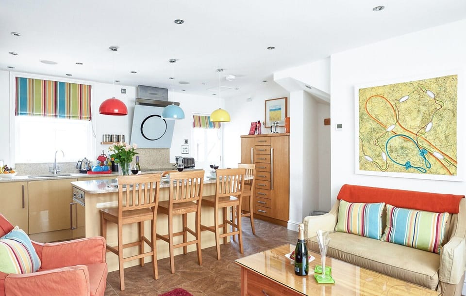 Open plan living space | Aldeburgh Townhouse, Aldeburgh