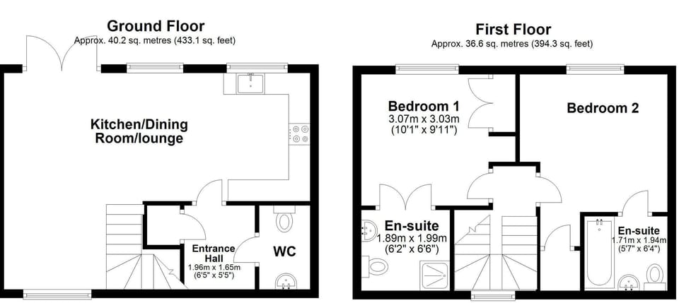 Floor plan | Legion Cottages, Blakeney