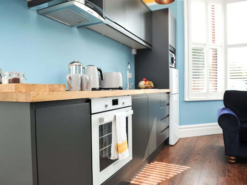 Kitchen area | Bailey Studio Apartment - Beechurst Apartments, Cheltenham