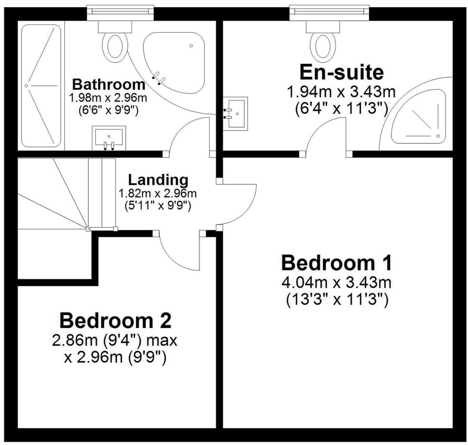 Floor plan | Rose Cottage, Burnham Thorpe