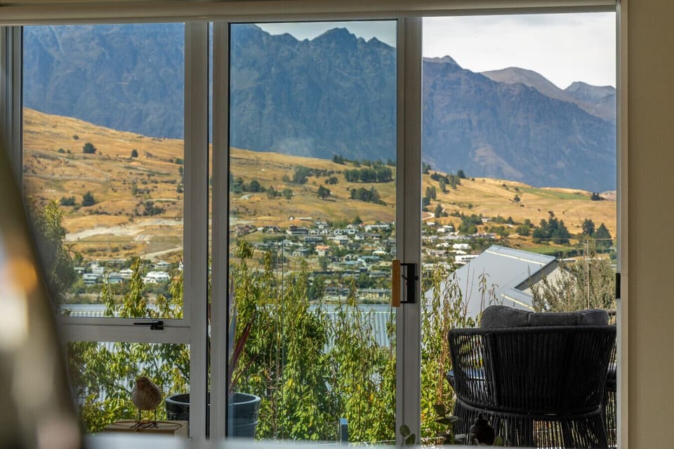 Balcony outlook across Lake Wakatipu