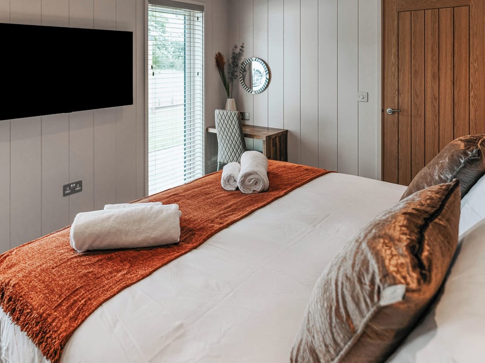 Double bedroom | Rue - Bowland Retreat Lodges, Clitheroe