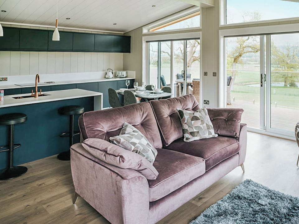 Open plan living space | Nash - Bowland Retreat Lodges, Clitheroe