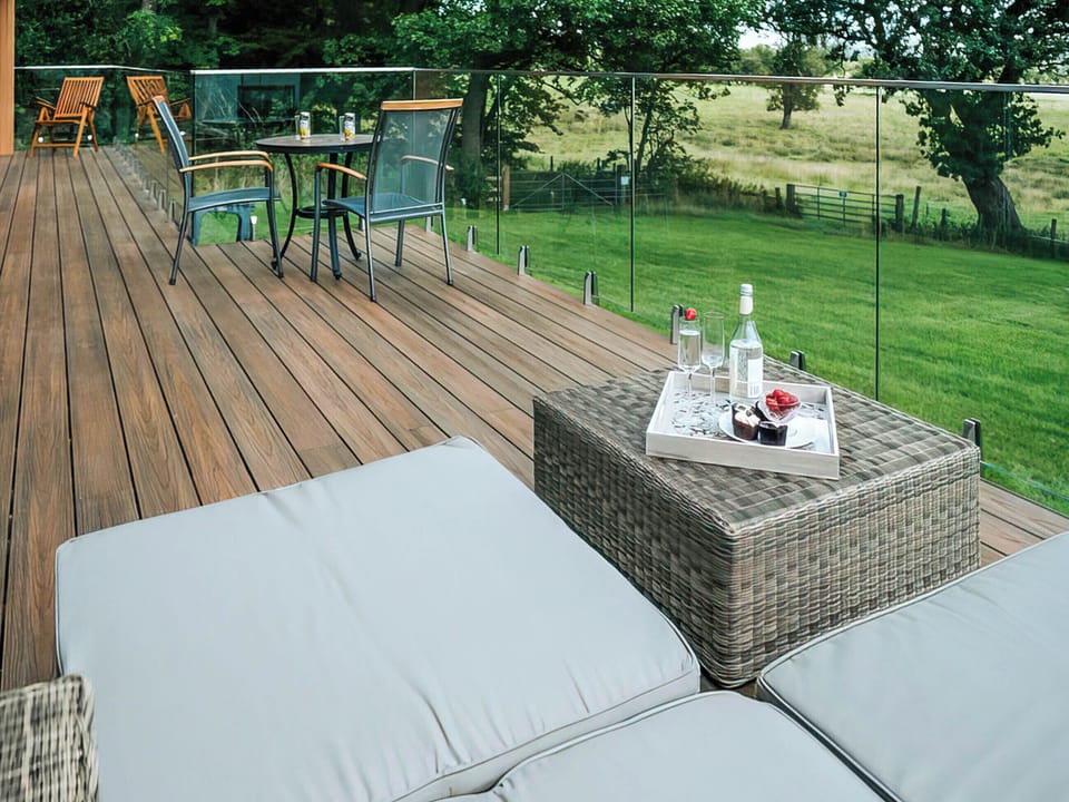 Sitting-out-area | Perry - Bowland Retreat Lodges, Clitheroe
