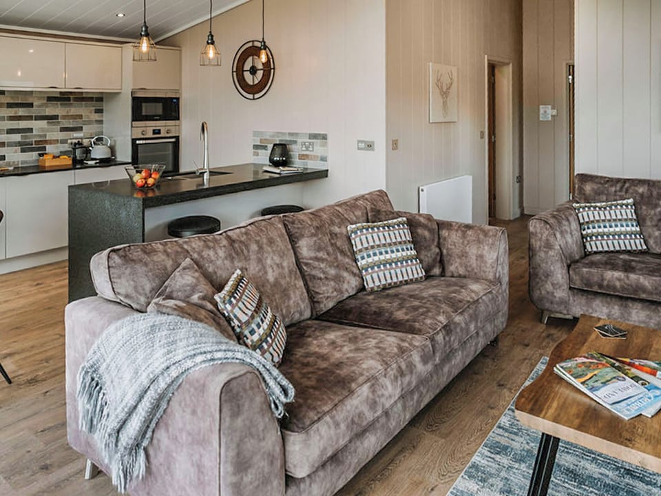Open plan living space | Orchid - Bowland Retreat Lodges, Clitheroe