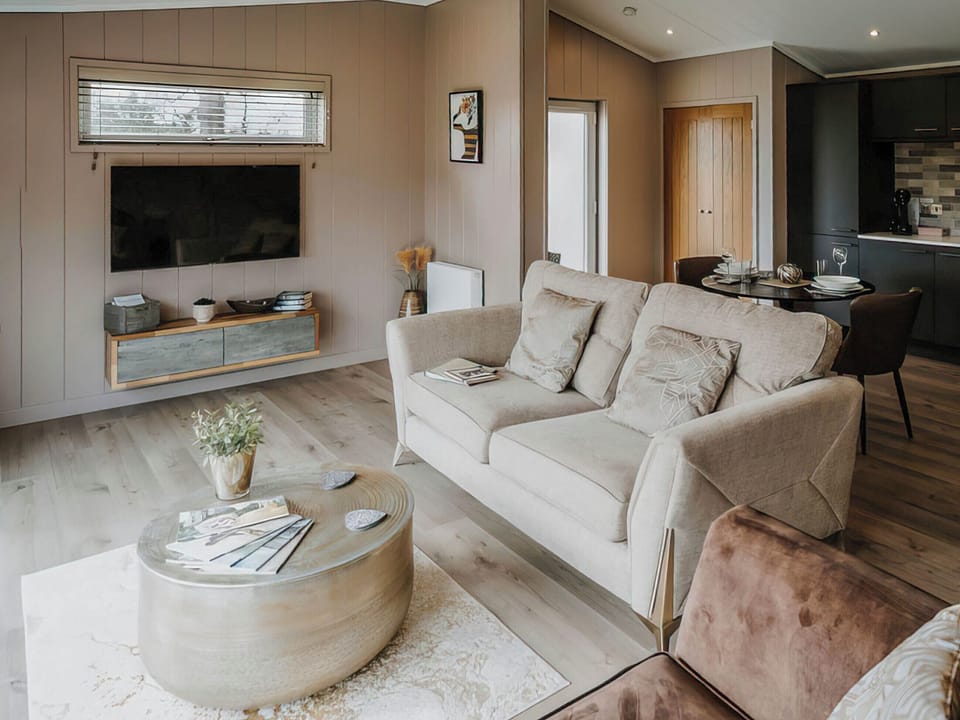 Living area | Kiri - Bowland Retreat Lodges, Clitheroe