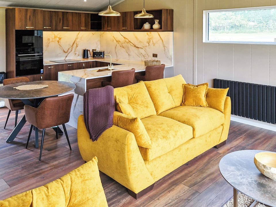 Living area | Juniper - Bowland Retreat Lodges, Clitheroe
