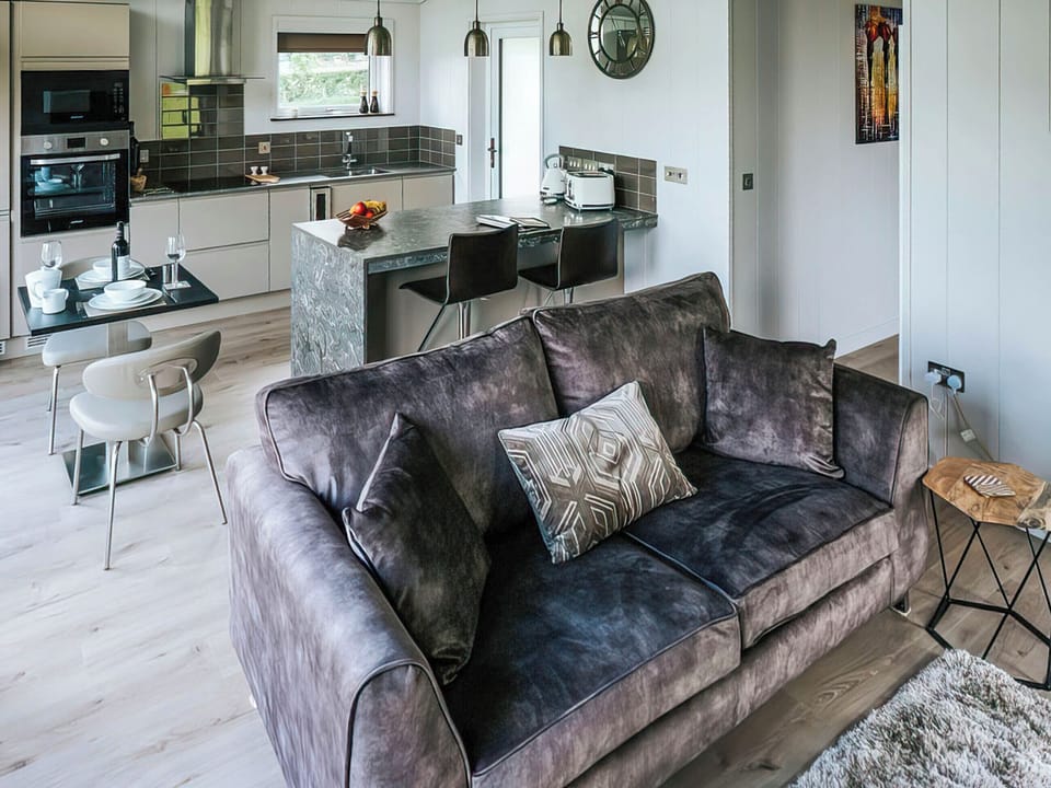 Open plan living space | Marlow - Bowland Retreat Lodges, Clitheroe