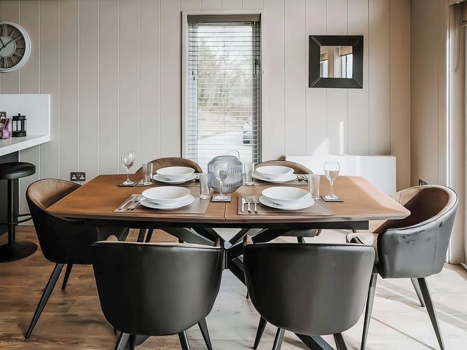 Dining Area | Elmore - Bowland Retreat Lodges, Clitheroe