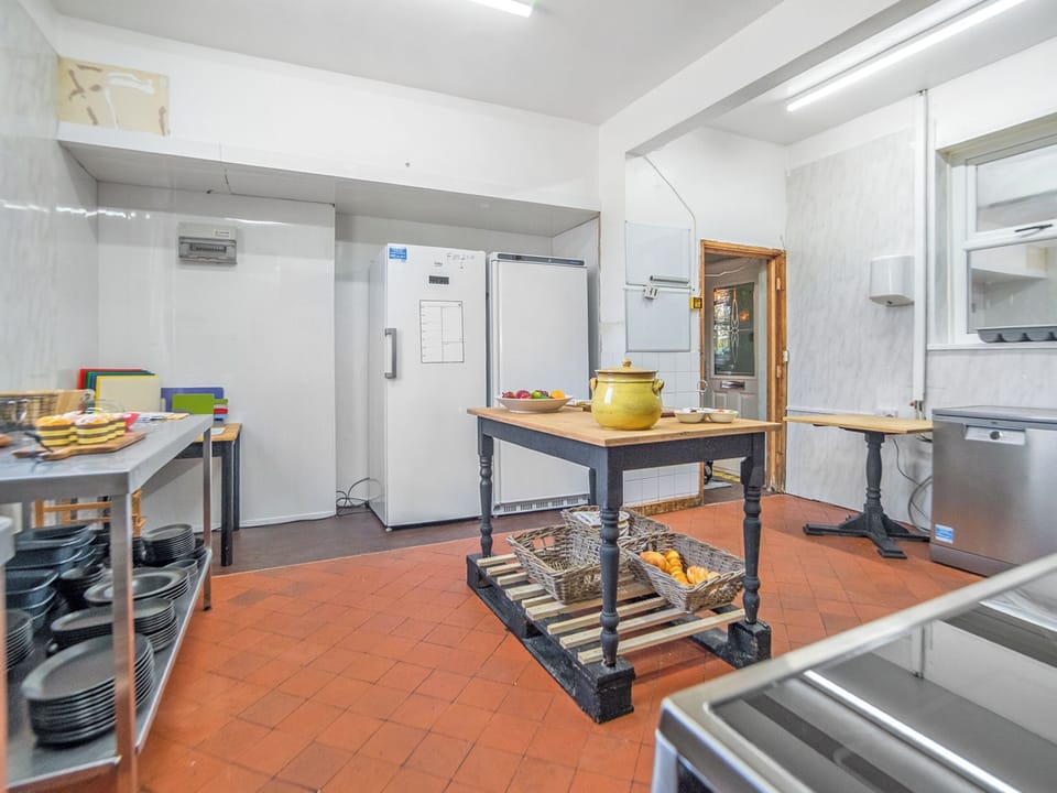 Kitchen | Alderfalls - Exclusive Private Pub Experience - Waterfall Country Park Apartments, Coelbren, near Neath