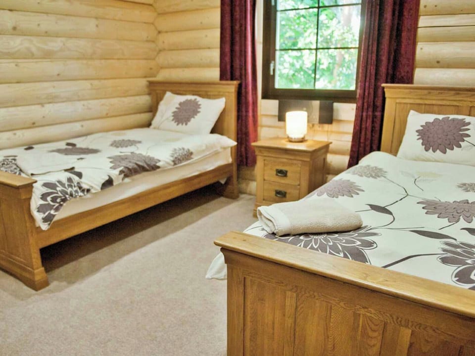 Twin bedroom | Hadrians Lodge - Felmoor Park, Felton, near Morpeth