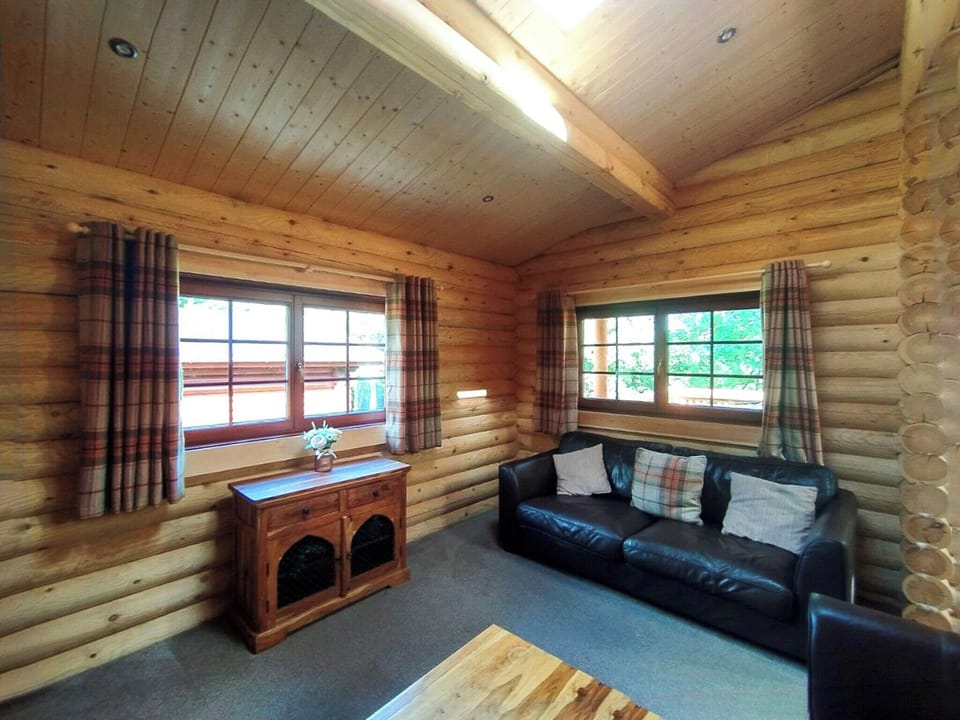 Living area | Gingerbread Log Cabin - Felmoor Park, Felton, near Morpeth