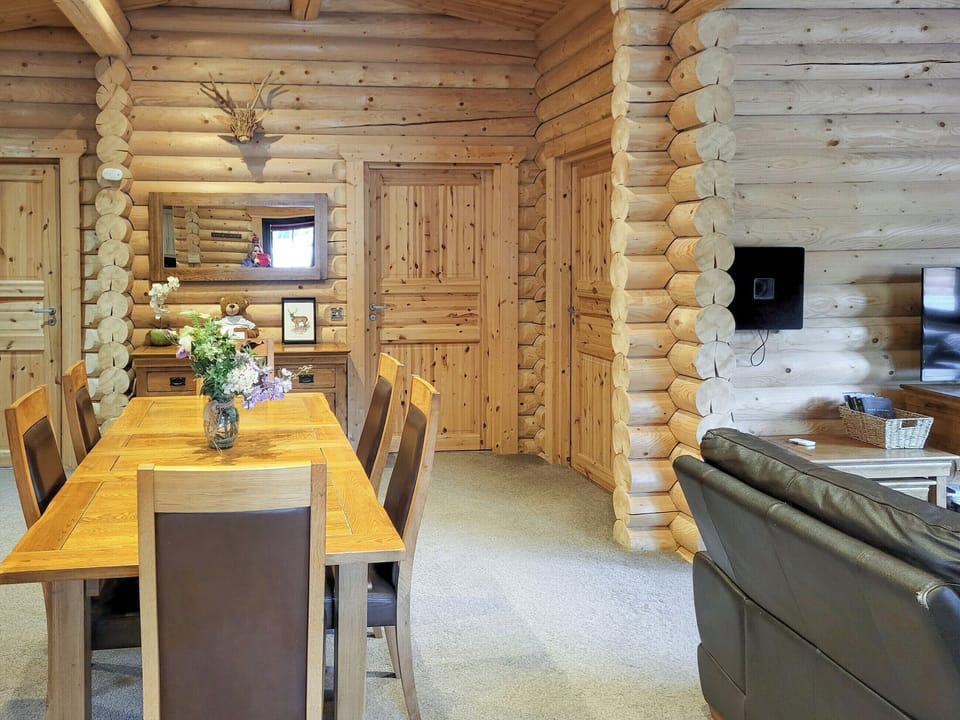 Dining Area | Tyne Log Cabin - Felmoor Park, Felton, near Morpeth