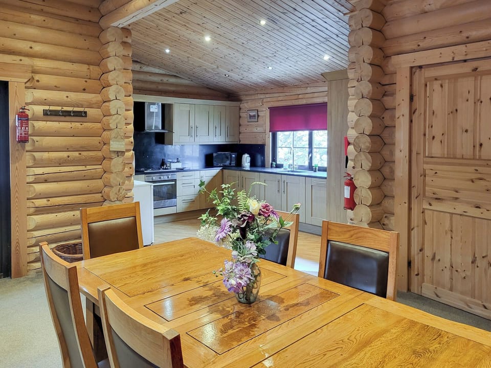 Dining Area | Tyne Log Cabin - Felmoor Park, Felton, near Morpeth