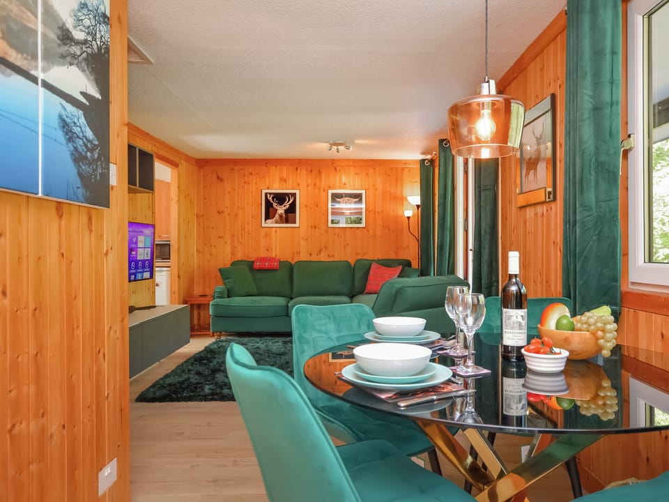 Living room/dining room | Ash Lodge, Whistlefield, near Dunoon