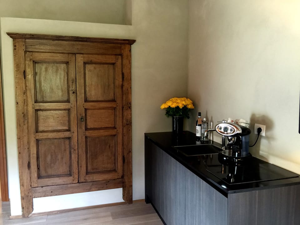 Suite, private terrace | Private kitchen | Fridge, espresso maker, coffee/tea maker, electric kettle