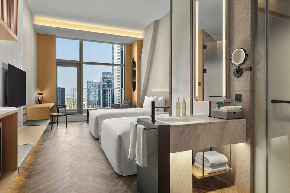 Executive Room, 2 Double Beds, City View