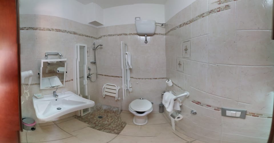 Double Room Single Use | Bathroom | Shower, free toiletries, hair dryer, bathrobes