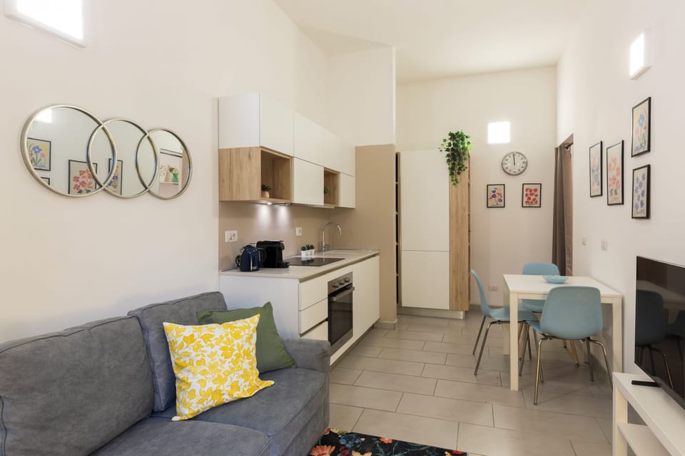 Standard Apartment (Balcony currently not accessible) | Living area | 43-inch Smart TV with digital channels