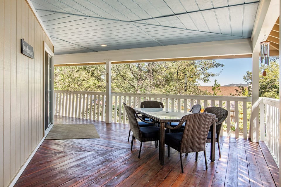 Patio - Covered Patio with dining set, Hot Tub, and BBQ