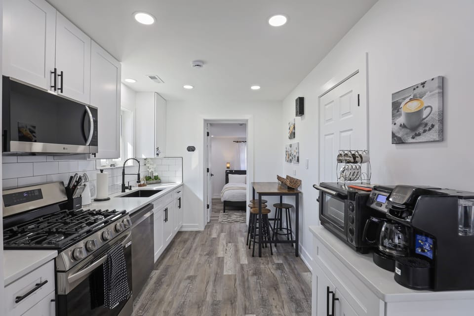 Indoors, Kitchen, Screen, Bed, Furniture
