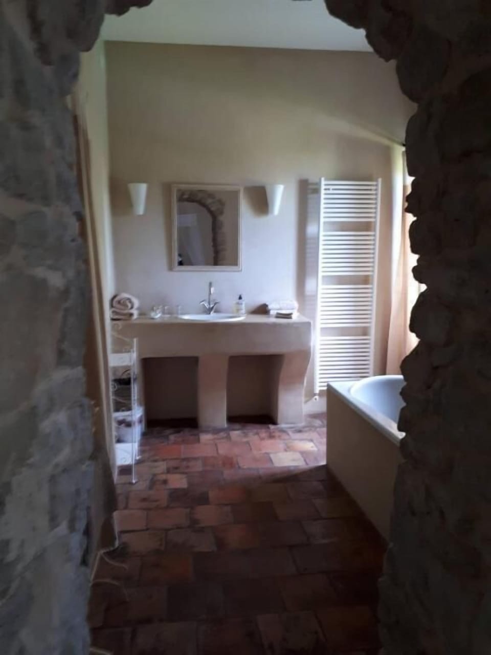 Superior Double Room, Garden View | Bathroom
