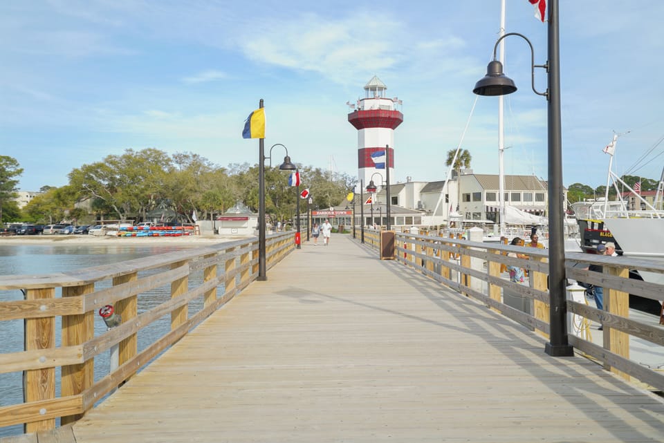 Harbour Town Marina with Shops, Restaurants and Water Activities