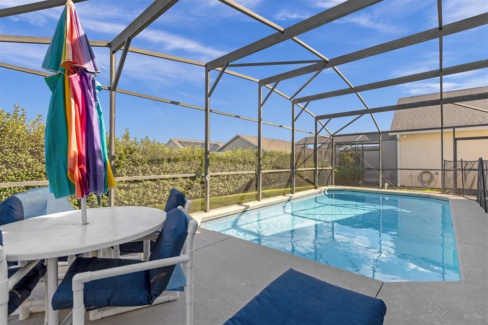 Pool & Sitting Area with Safety Fence