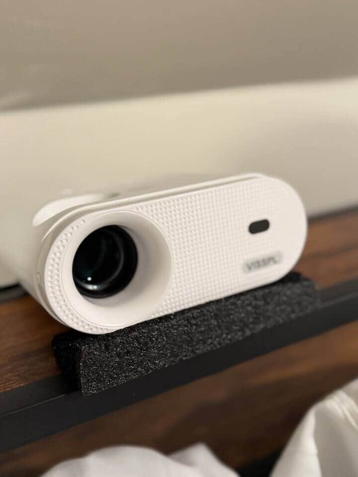 Our mini projector has instructions as well as options. Use our adapters to plug in your own devices or use our Roku stick and sign in to your streaming devices. 